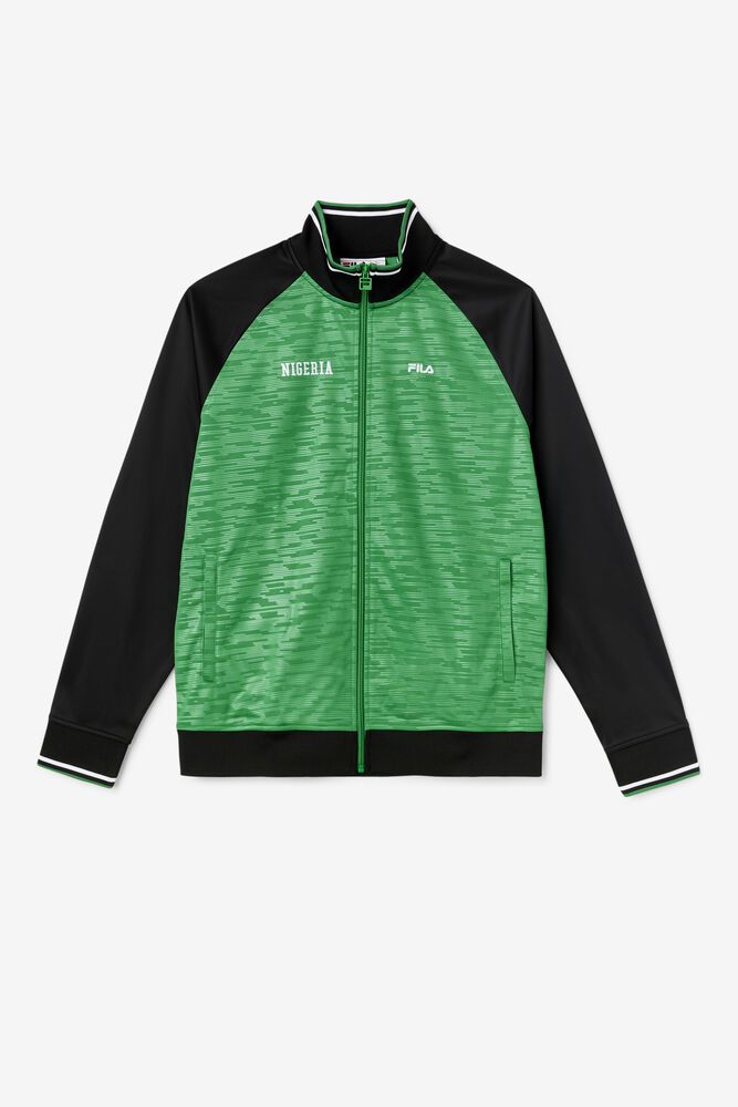 Fila Jakke Dame Grøn Nigeria Track MHJ-265103